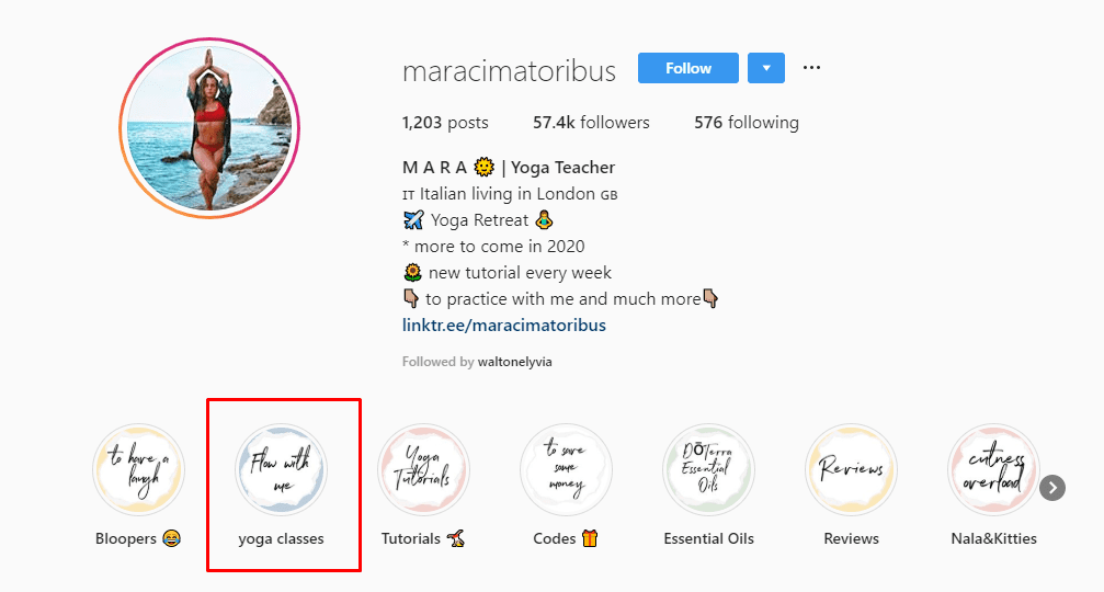 Mara Instagram Story höjdpunker